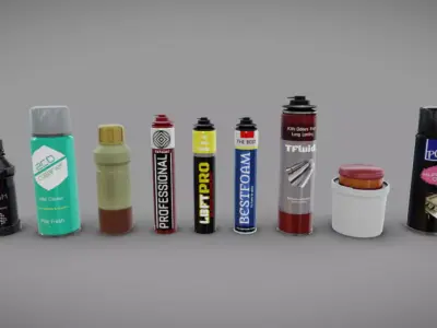 Tools Pack 10 Low-poly 3D model