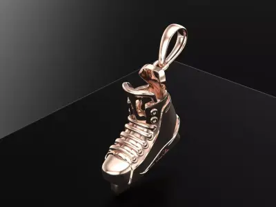 Skate  Shoes  Pendant 3D print model