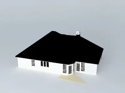 Brick House Free 3D model