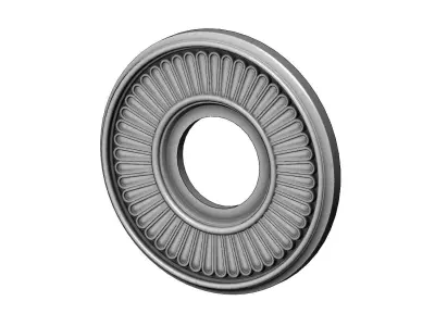 Floral Ceiling Medallion molding 3D print model