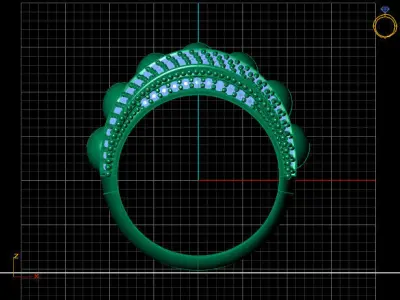 Women Ring 3DM Womens Ring 3d models 3D print model 3D print model 69