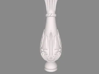 Pillar 008 3D Model 3D print model 3D print model