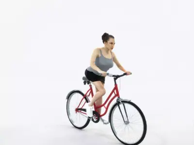 Dream 01C bicycle bike Sports Woman Low-poly 3D model