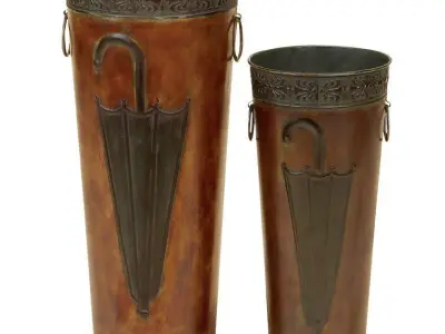 Ciccone Iron Freestanding Umbrella Stand 3D model