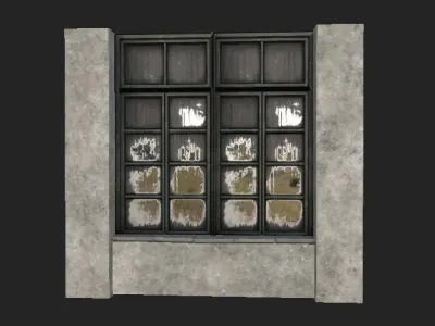 Wall Deco Low-poly 3D model