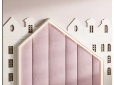 Kids Wall Panel 5 3D model