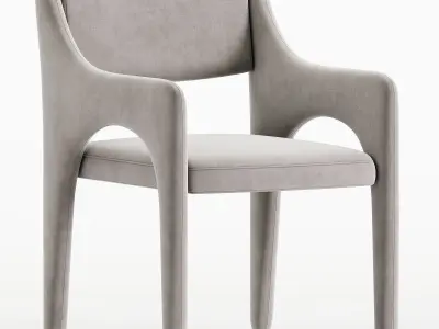 Godard Dining Chair 3D model