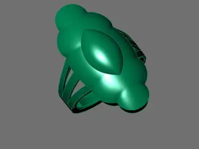 Plain Ring Women Ready STL 3DM Models Womens Rings 3D models 3D print model 60
