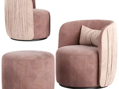 Ditre italia Chloe Luxury armchair 3D model