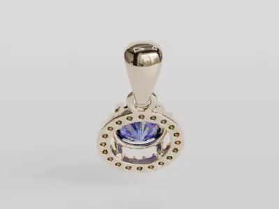 round earrings 3D print model