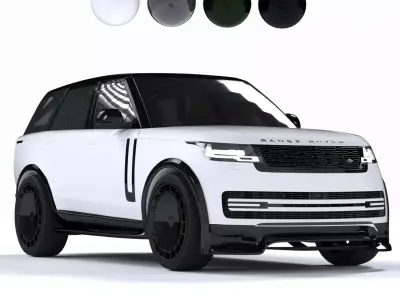 Range Rover 2024 3d Model Low-poly 3D model by goldtravel