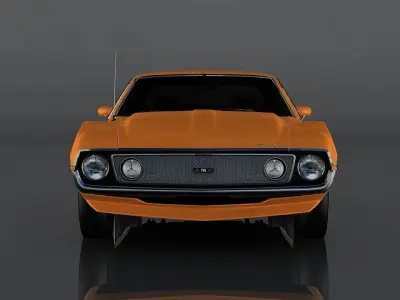 AMC Javelin AMX Low-poly 3D model