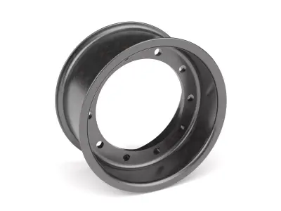 Steel rim 07 3D model
