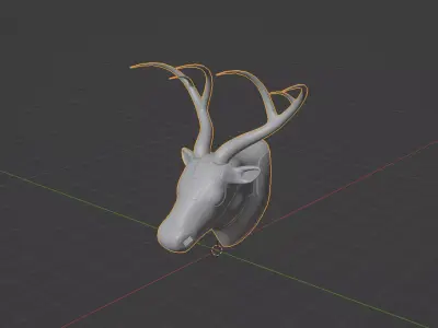 Reindeer stylized 3D model