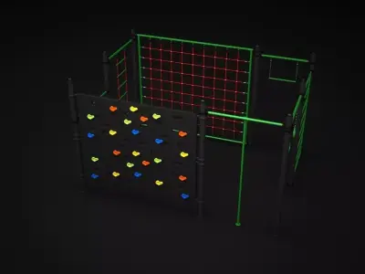 Teenagers Outdoors Toys 3D model