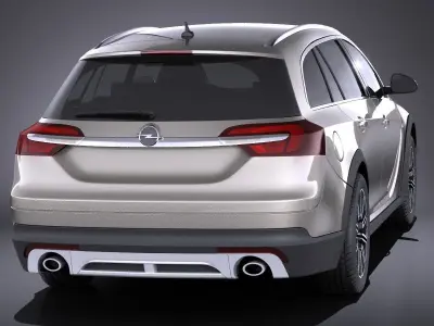 Opel Insignia Country Tourer 2015 VRAY 3D model