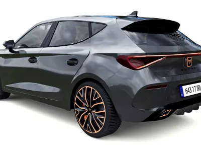Cupra Leon 2021 3D model