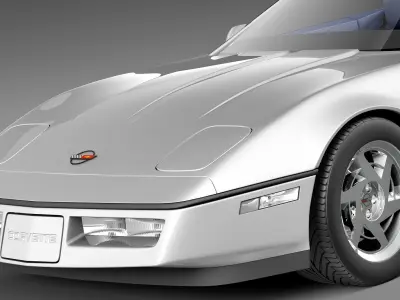 Chevrolet Corvette C4 Convertible 3D model
