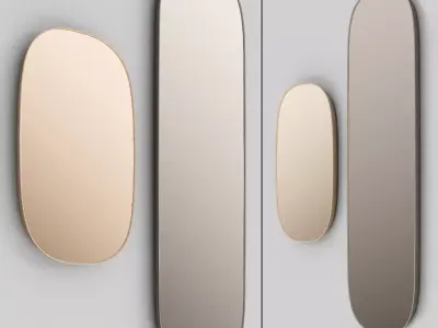 028 MUUTO Framed mirror 3D model