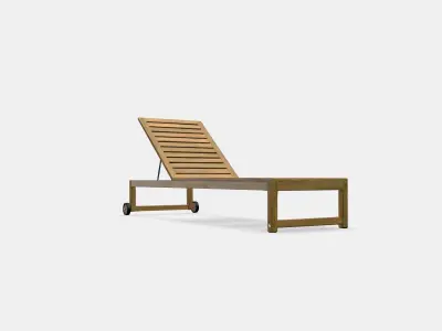 NAMMARO Sun lounger Low-poly 3D model