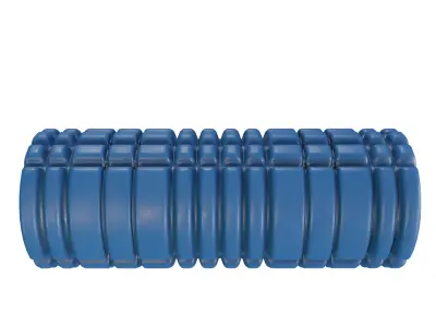 Textured Blue Foam Roller 3D model