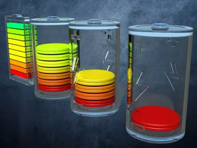 Battery Icon 3D model