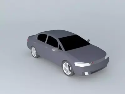 Aero 3 car Free 3D model