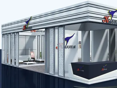 Exhibition - Area - 30X12-3DMAX2009-033 3D model