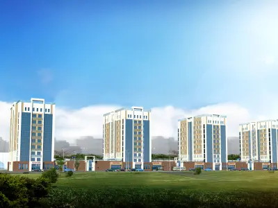 Residental Complex  3D model