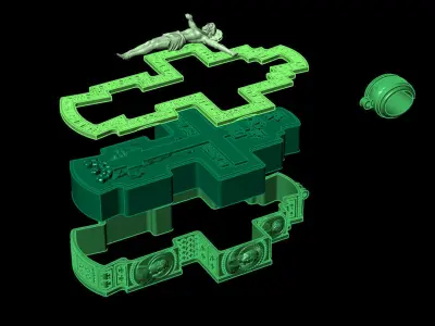 Cross G0392 3D print model