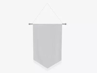 Medium wall pennant  3D model