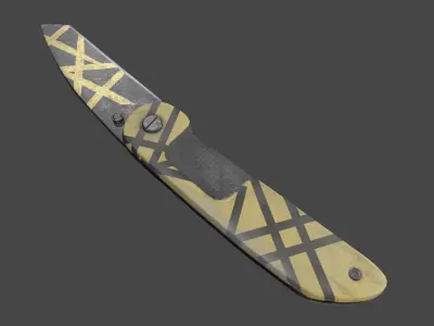 Knifes Pack V1 unity - unreal engine 4 PBR game ready Low-poly 3D model