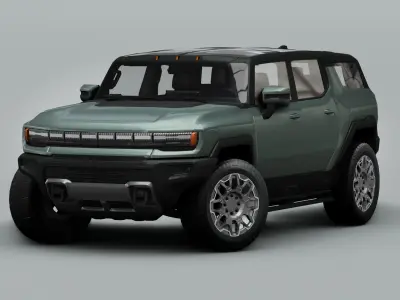 Hummer EV Electric SUV PICK UP 2022 3D model