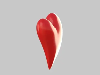 Heart icon v 31 3D model