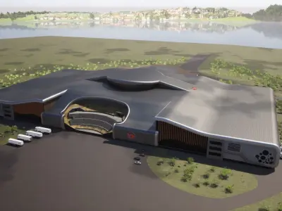 Arts and culture Entertainment Center 3D model