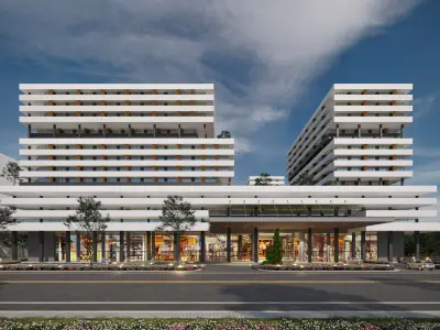 Complex Building  3D model