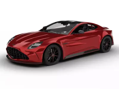 Aston Martin Vantage S 2026 3d model 3D model