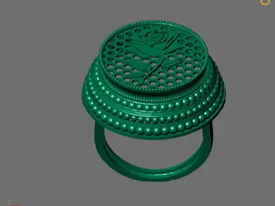 Women Plain Ring Ready STL Models Womens Ring 3d models 3D print model 34