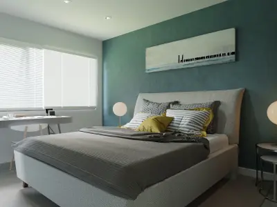 Yellow Modern Apartment 3D model