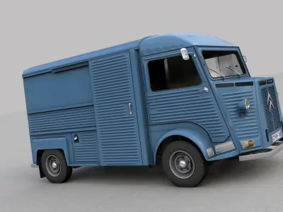 CITROEN HY TYPE FOURGON 1976 3D model