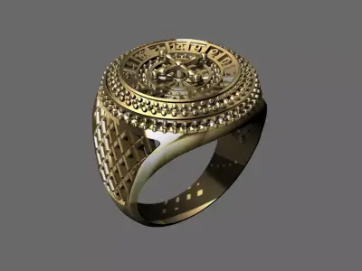 anillo casino 3D print model