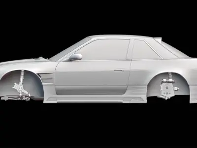 Nissan S13 326 Power 3D model