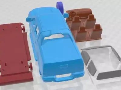 Chevrolet S10 DoubleCab High Country 2020 Printable Car 3D print model