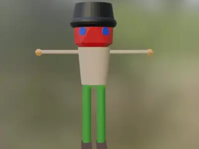 Adam Character Free low-poly 3D model