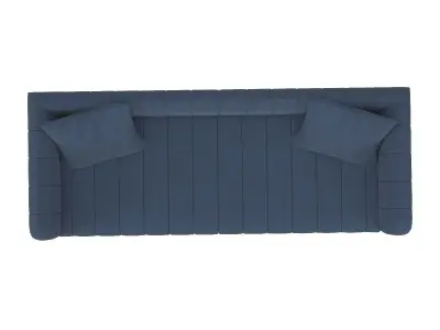 Jaxon Dark Blue Sofa 3D model