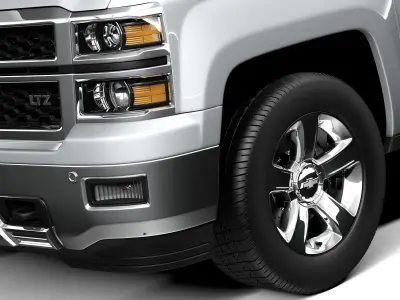 Chevrolet Silverado 2014 Regular Cab 3D model