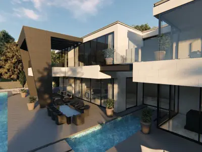 Regina Villa Exterior Design 3D model