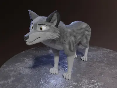 Ranky Wolf  3D model