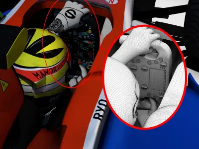 Manor MRT05 Low-poly 3D model