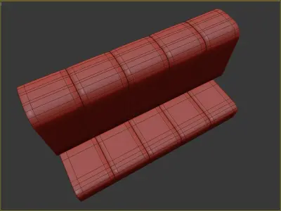  Sofa bench 3D print model